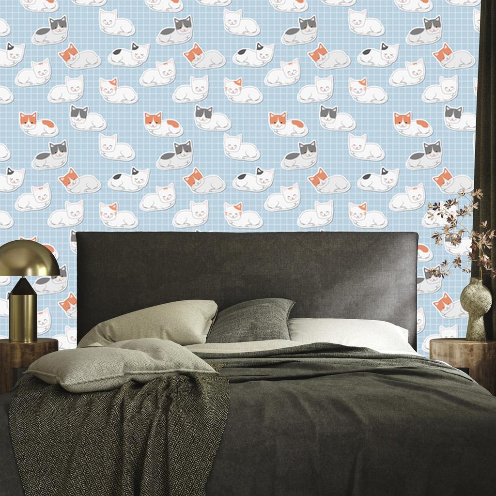 Kittens wallpaper for living room and bedroom 50x1000