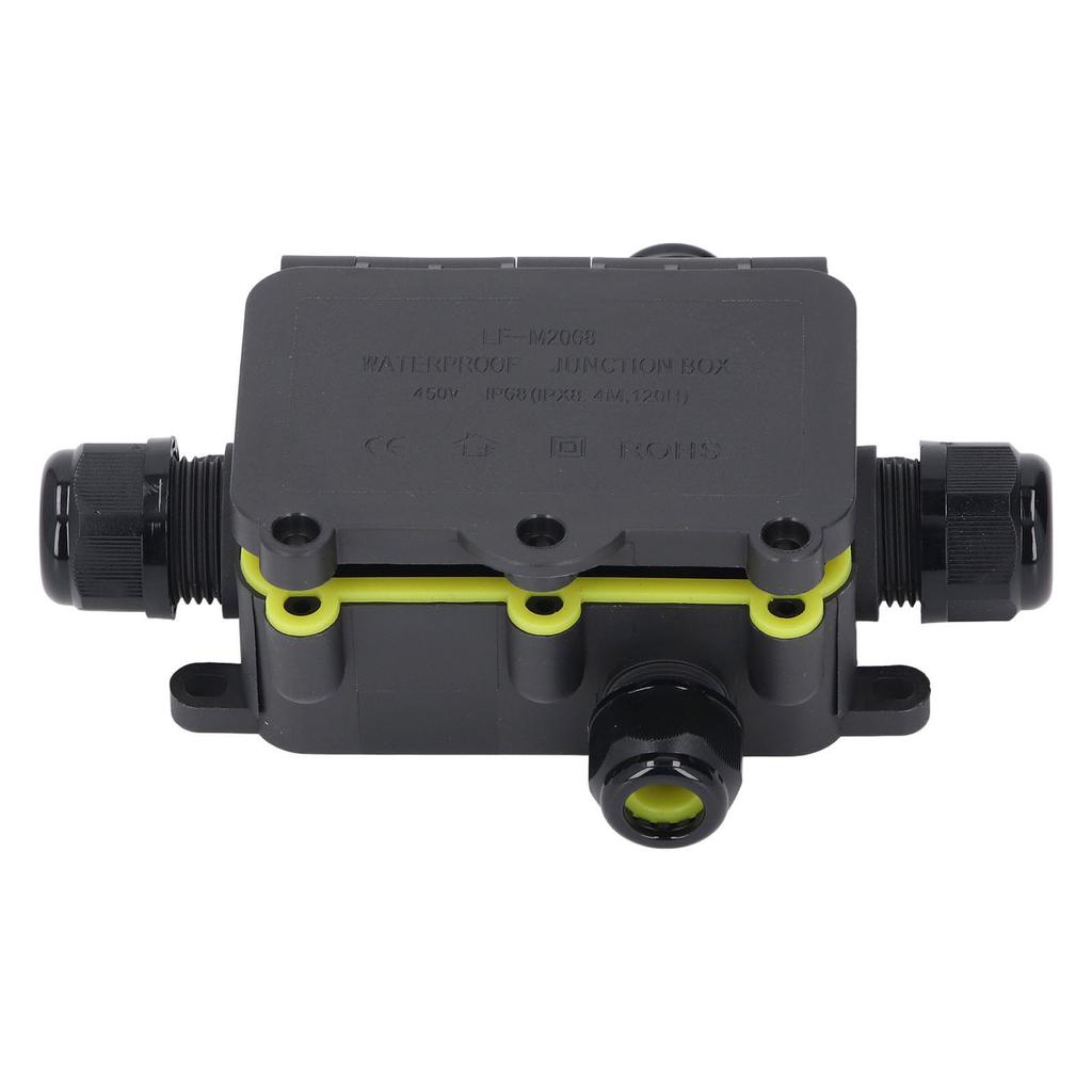 4-канальная распределительная коробка IP68, водонепроницаемая, внешний электрический шнур питания, подземный кабельный соединитель 450