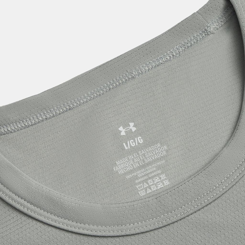Under Armour Тренировочный Баскетбольный Тренировка Легкий Влагоотводящий Дышащий Удобный Универсальный Повседневный Жилет Мужские Топы Титаново-Серый 6010919-069