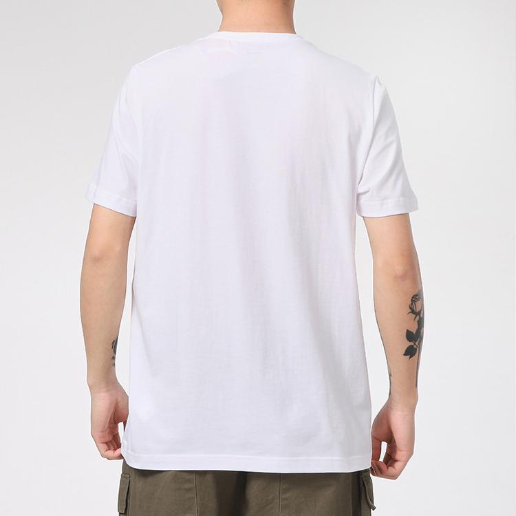 Puma Повседневная спортивная футболка с круглым вырезом и логотипом, мужские топы, белая 845925-02