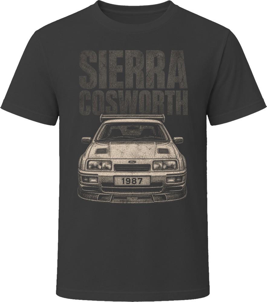 Футболка Ретро Раллийный Автомобиль Ford Sierra Cosworth 1987