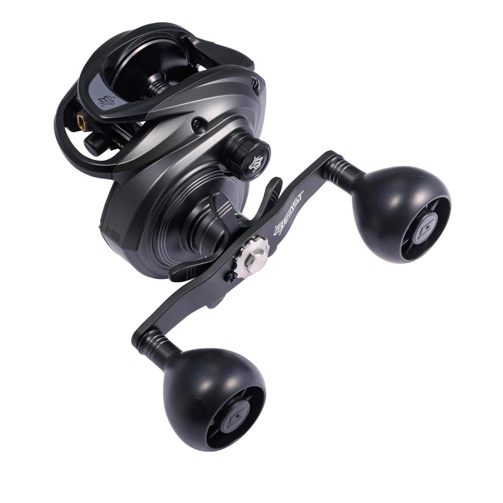 Abu Garcia Катушка Beast LP Beast 400 с высоким передаточным числом, мультипликаторная, низкопрофильная, для басса, морской, для крупной рыбы, Big Game, леворукая