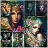 DIY Diamond Painting Goddess of Nature Cross Stitch Kit Mosaic Art Diamond Painting Full Circle/Square Diamond Home Decoration