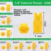 1/8 Inch 1/4 Inch 1/2 Inch Cone Spray Nozzle Adjustabl Plastic Spray Nozzle  Factory Maintenance