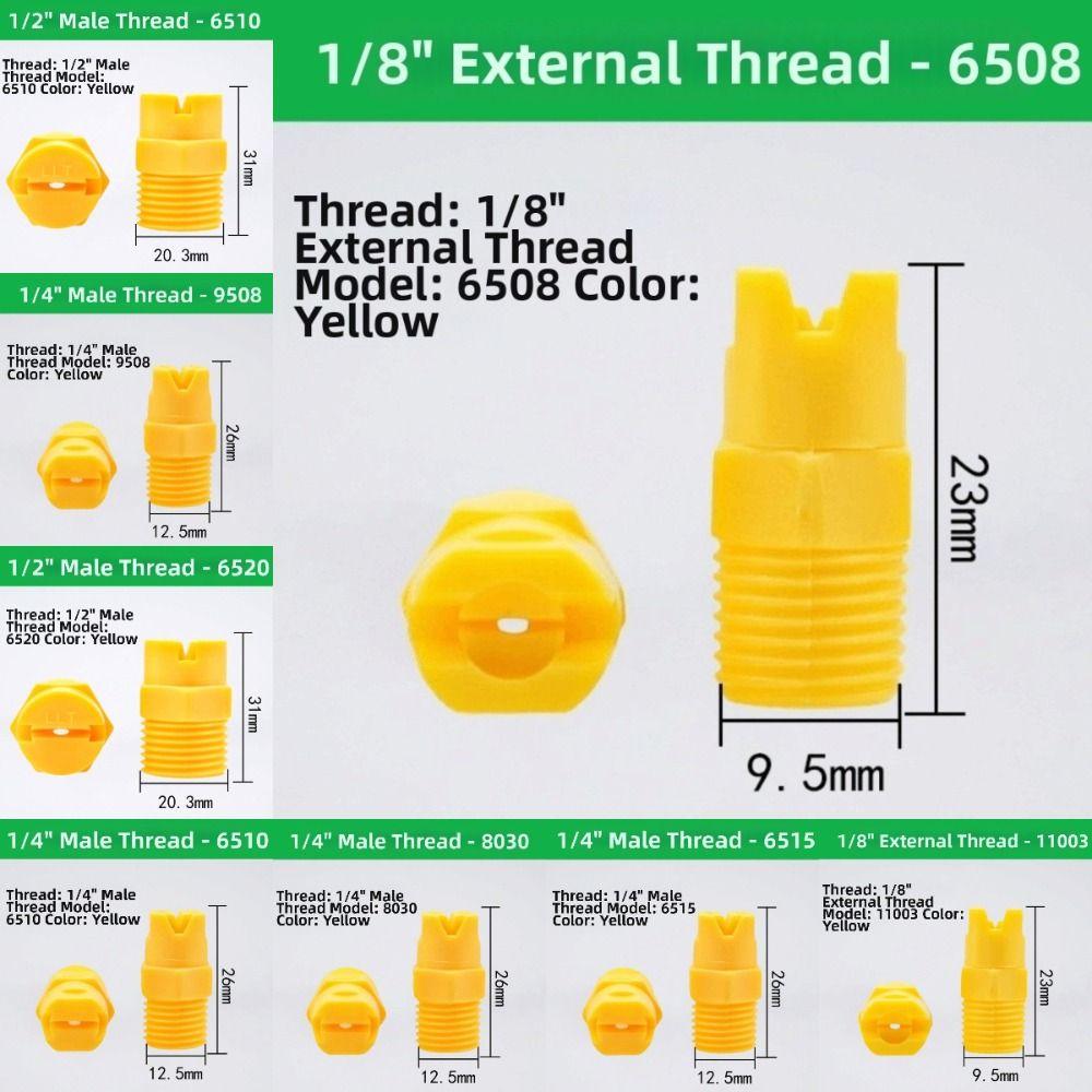 1/8 Inch 1/4 Inch 1/2 Inch Cone Spray Nozzle Efficient Vee Jet Spray Nozzle Factory Maintenance