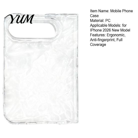 Shockproof Skin-friendly Phone Shell Transparent Case for IPhoneDuo, Anti-Yellowing PC Cover with Slim Anti-yellowing Precise Cutouts, Ultra-Thin Full