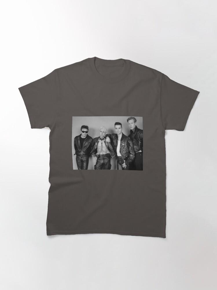 Depeche Mode Retro Black & White Band Portrait – Classic 80s Rock Aesthetic Classic T-Shirt