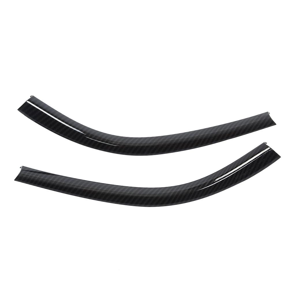 2pcs Car Center Console Side Decoration Strips Trim for Mercedes Benz A W176 CLA C117 GLA X156