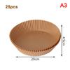 50/25pcs  Air Fryer Disposable Paper Liner Non-Stick Mat Steamer Round Paper Baking Mats Kitchen AirFryer Baking Accessories