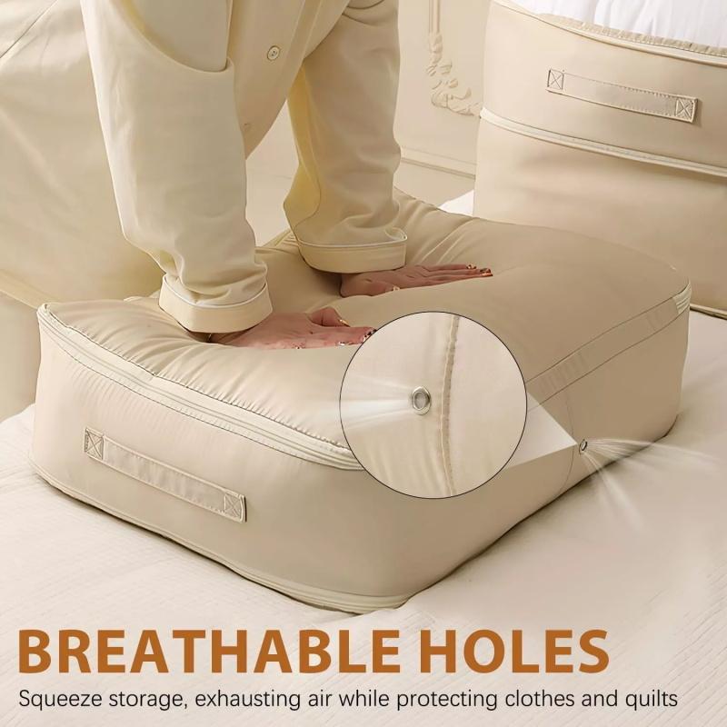Ультракомпактный органайзер для самостоятельного сжатия, сумка для хранения одежды в спальне на молнии