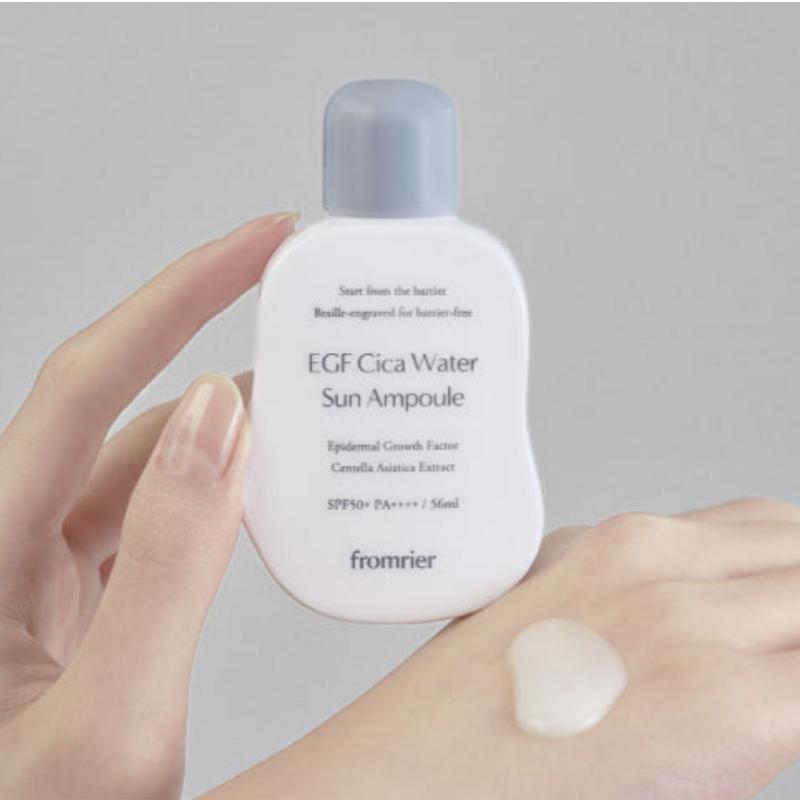 FROMRIER Веганская солнцезащитная ампула с EGF и центеллой азиатской 56 мл