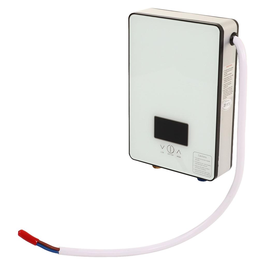 Проточный водонагреватель Интеллектуальный термостатический цифровой дисплей Сенсорный экран Электрический нагреватель воды