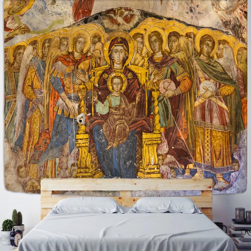 Imperium Romanum картина гобелен короля Юстиниана династии ретро настенная ткань настенные гобелены в стиле бохо домашний декор настенная художественная роспись макраме