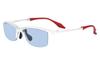 Wellington Type Sunglasses UV UV Protection Rate of or Fashionable [Zoff] (white) Anti-slip, Lightweight, Protection, Sports, Baseball, Soccer,
