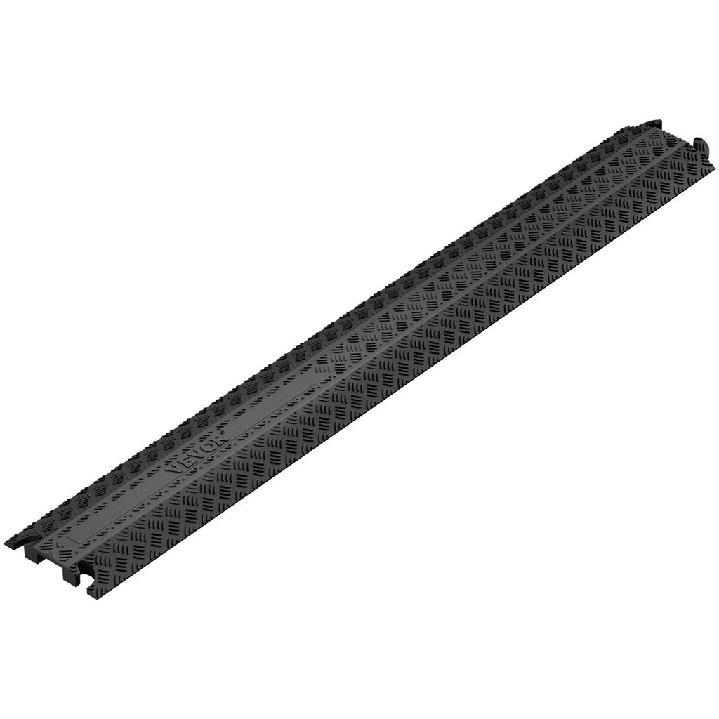 Drop Over Cable Cover Ramp, 2,000 lbs/axle Load Capacity, Heavy Duty Cable Hose Protector Ramp, Floor Cord Cover for High Walking Traffic Areas Indoor
