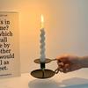 European Style Handheld Metal Candlestick Anti-slip Tabletop Candles Stand  Aromatherapy