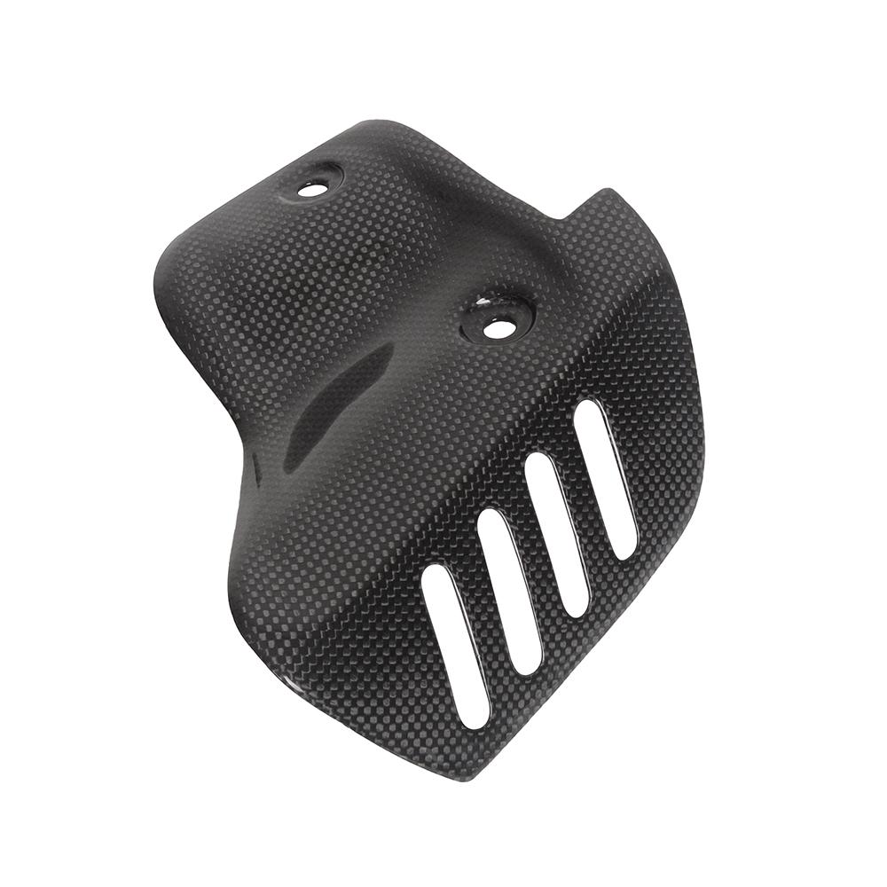MOTO4U For Ducati 848 1098 1198 Carbon Fiber Exhaust Cover For Termignoni exhaust Exhaust Heat Shield Motorcycle Accessories