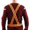 4cm Width Night Lightweight Security Reflective Kids Vest High Visibility Safety Stripes