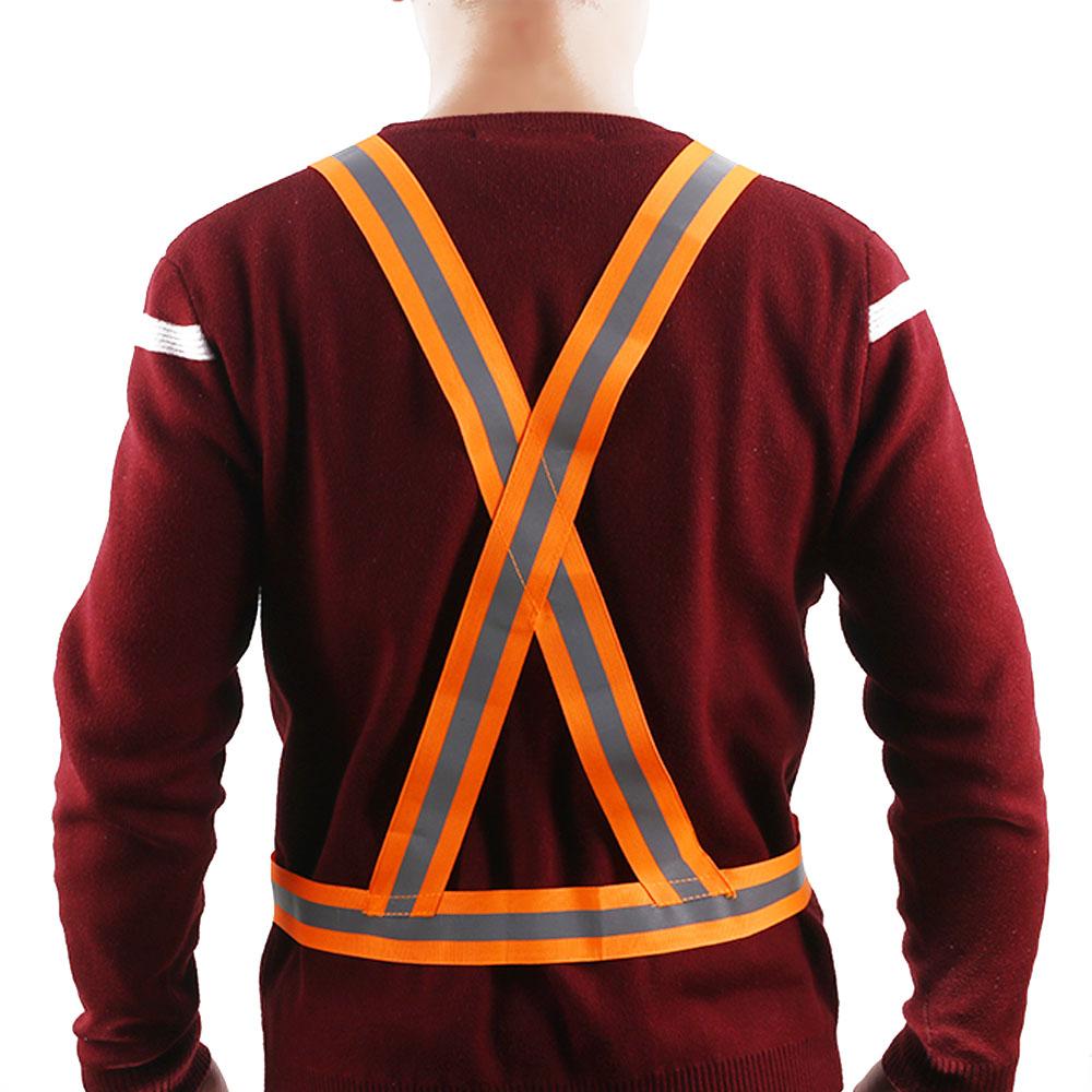 4cm Width Night Lightweight Security Reflective Kids Vest High Visibility Safety Stripes