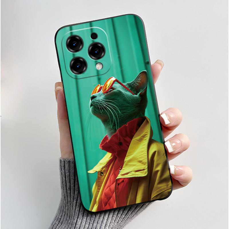 Casing For Doogee N55 / N55 Pro / N55 Plus Case Aesthetic Fashion Cute Cat Cartoon Soft Silicone Back Cover Shockproof Bumper