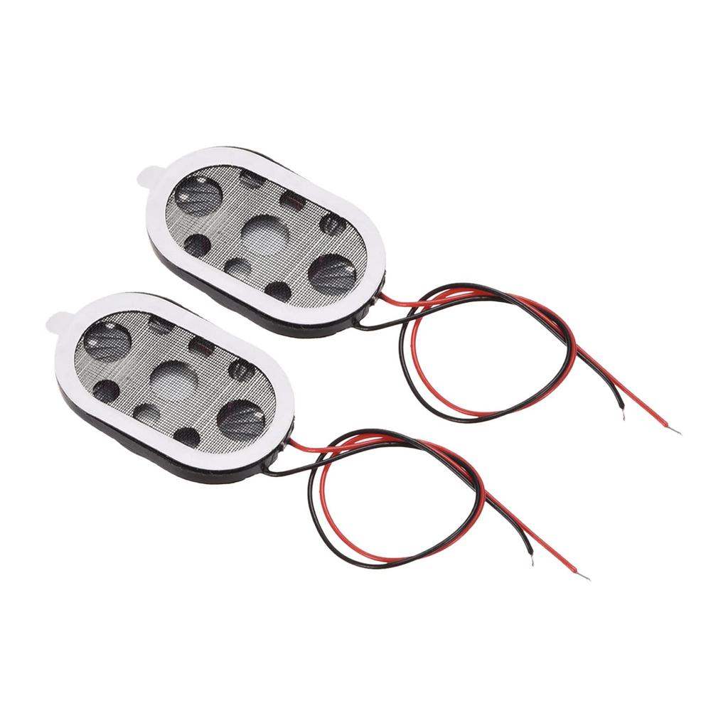 DMiotech 2 шт. 1 Вт 8 Ом 15 мм x 24 мм Мини DIY Магнитный динамик Внутренний сменный динамик для DIY динамика Черный
