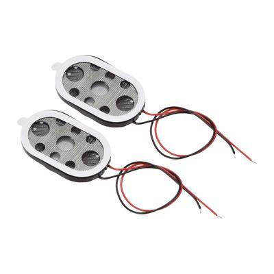 DMiotech 2 шт. 1 Вт 8 Ом 15 мм x 24 мм Мини DIY Магнитный динамик Внутренний сменный динамик для DIY динамика Черный