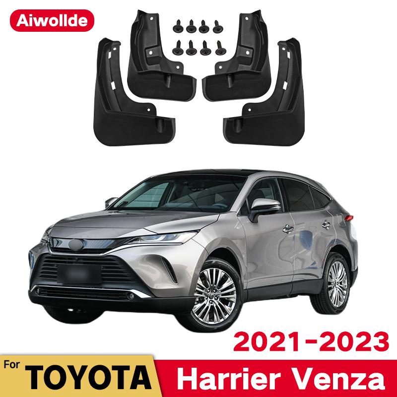 MudFlaps For TOYOTA Harrier -2023 Venza Mudguards Mud Flaps Splash Guards Front Rear Wheels Fender Car Accessories