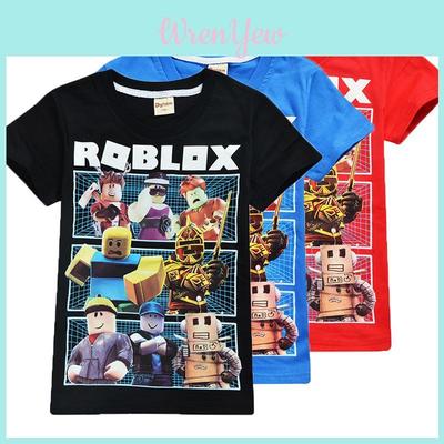 Яркая игровая футболка с персонажем Roblox для детей из удобного хлопка