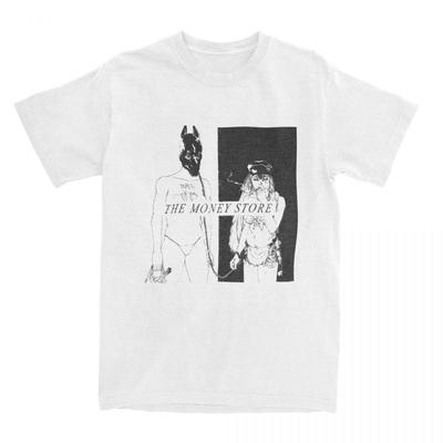 Мужская Женская Футболка Death Grips The Money Store Смешная 100% Хлопок Короткий Рукав Летняя Винтажная Футболка с Круглым Вырезом Большого Размера