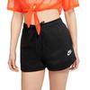 Nike Повседневные спортивные дышащие шорты на шнурке, женские плавки, черные CJ2159-010