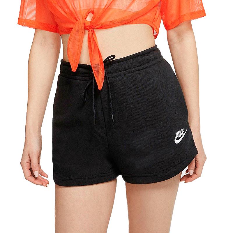 Nike Повседневные спортивные дышащие шорты на шнурке, женские плавки, черные CJ2159-010