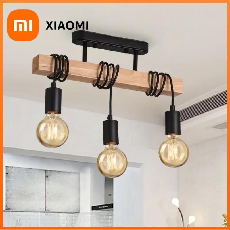 Xiaomi Ретро Люстра Потолочный Светильник Деревянное Искусство Извилистые Потолочные/Подвесные Светильники для Гостиной Столовой Спальни