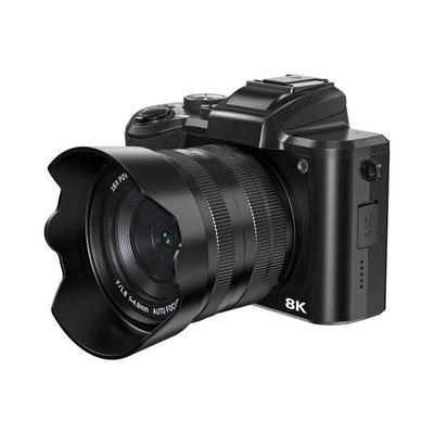 Двойная HD-камера 8K: Цифровой зум спереди и сзади, Беззеркальная камера для студентов и путешествий, Запись с автоспуском