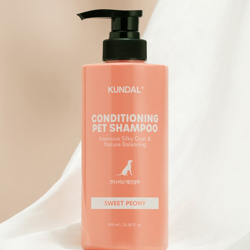 [Питомцы] Kundal Интенсивный кондиционирующий шампунь для собак Аромат сладкого пиона 500 мл
