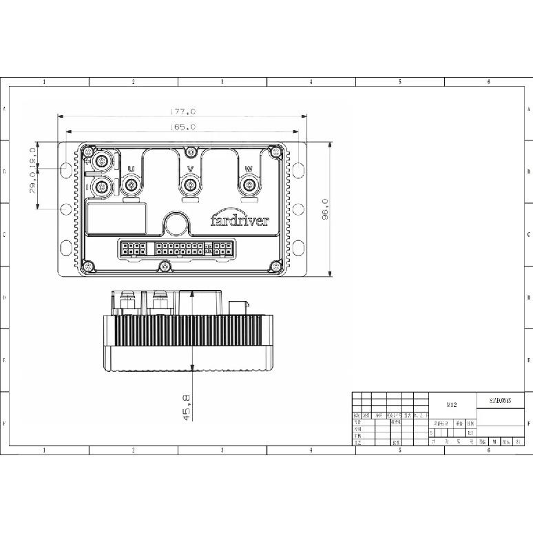 Новый! Fardriver ND72230 72V 230A Программируемый синусоидальный контроллер BLDC для электрического мотоцикла 1500 Вт-2000 Вт