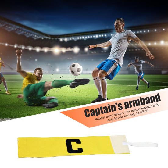Elastic Soccer Captain Armband Nylon Adjustable Player Band for Youth And Adult Soccer