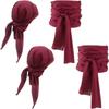2Pcs/Set Pirate Costume Pirate Themed Headscarf Belt Set Lightweight Cosplay Costume For Parties Stage Shows Prop