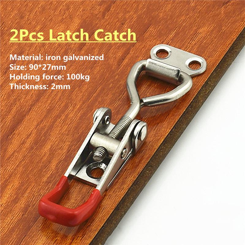 2 шт. Защелки-рычаги Пружинные зажимы Защелка для ящика Фиксатор-защелка Рычажная защелка Застежки Защелка для ящика Защелка-щелчок