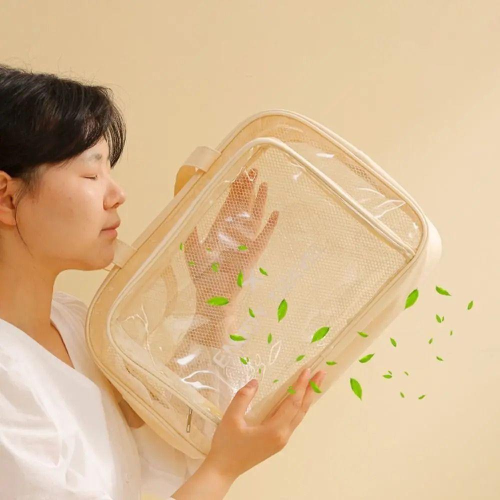 Pu Transparent Waterproof Cosmetic Bag PVC Make Up Bag Travel Storage Bag  Travel