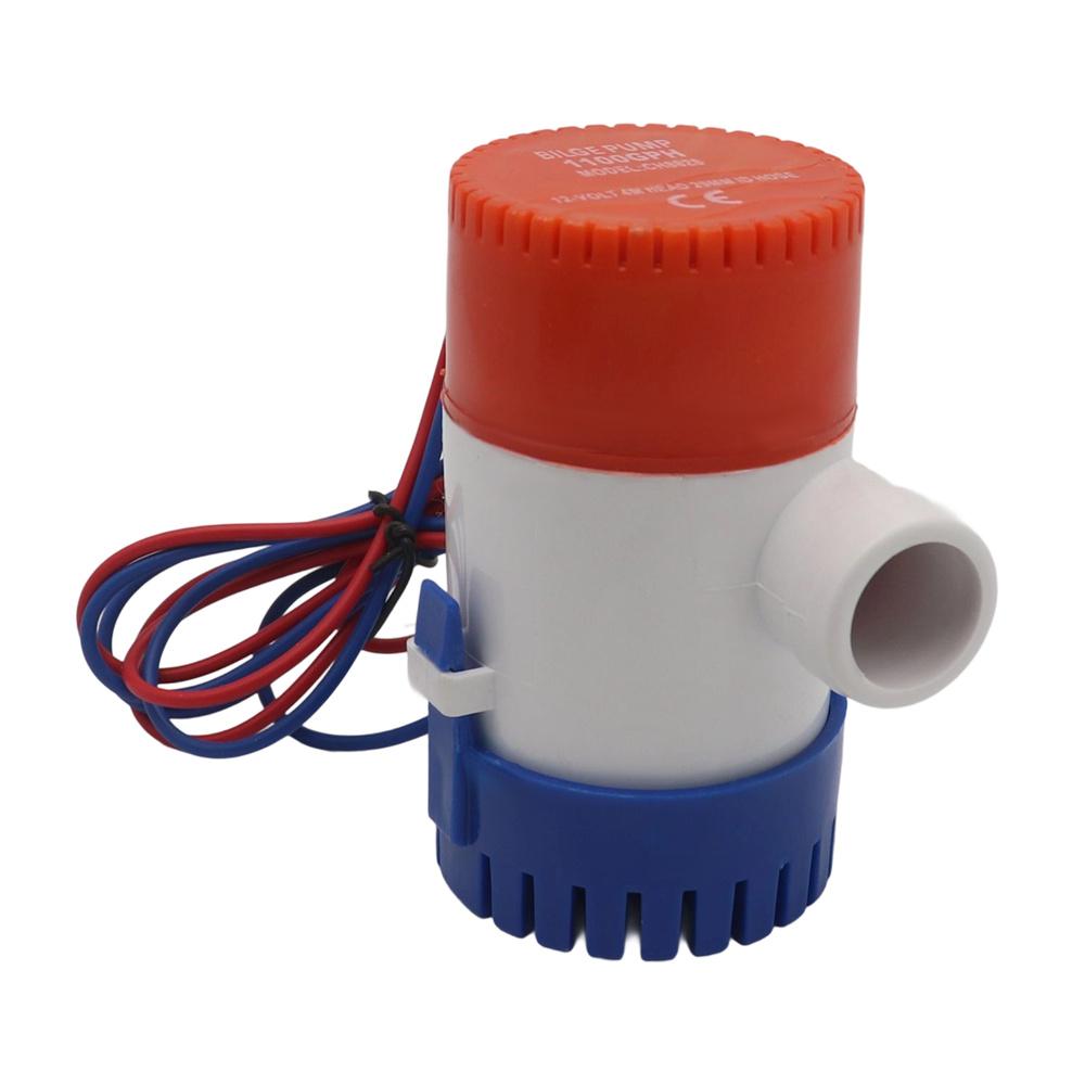 12V 1100Gph Bilge Pump Drain Kit Water Pump With Drain Fittings