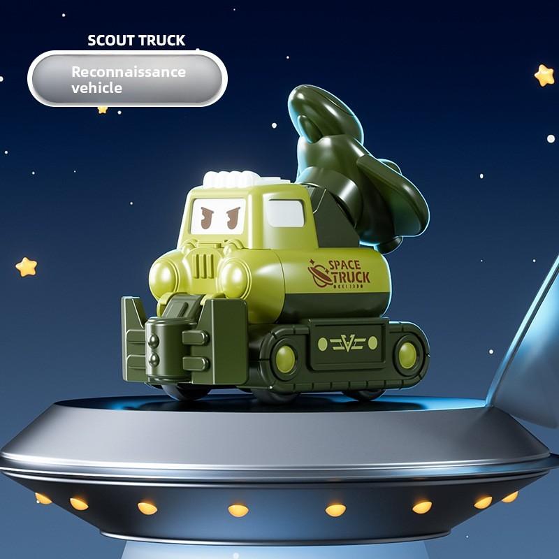 Cartoon Bear Collision Catapult Inertia Toy Car For Kids Development And Fun