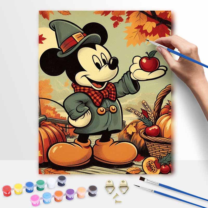 Disney Oil Painting Painting Art Thanksgiving Theme Hobby Cultivating Gifts Home Decoration