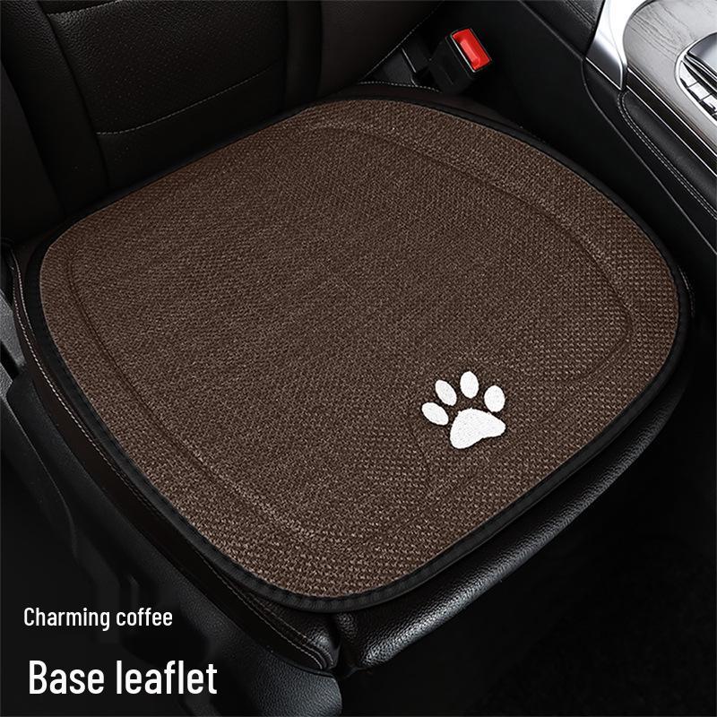Universal Bieye Bear Cartoon Car Seat Cushion, Cotton & Linen, for All Seasons - Fits Buick Verano, Blue 6 Regal