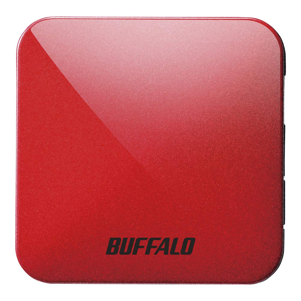 BUFFALO Wireless LAN Passion Red 13 Router, 11ac/n/a/g/b, 433/150Mbps, (WMR-433W2-PR) [iPhone Manufacturer-Qualified]