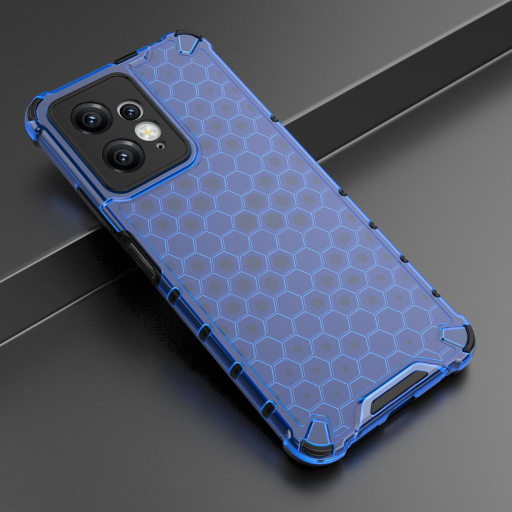 For Xiaomi Redmi Note 12 4G Honeycomb Texture Phone Case TPU+PC Anti-drop Smartphone Cover