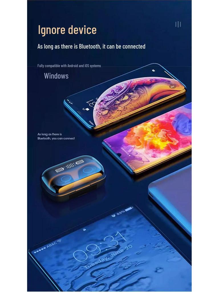 Новые беспроводные Bluetooth-наушники для спорта 2025 года с шумоподавлением и чистым качеством звука при звонках