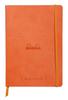 Rhodia Rhodiarama Goal 240 Dotted with Pen Italian Leatherette PEFC CF117754 Book, A5, Pages, Grid, Holder, Cover, Certified, Tangerine,