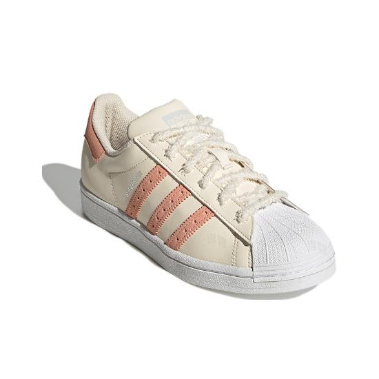 Adidas Женские кроссовки Superstar Чудо-белый/Нежно-розовый GX3641