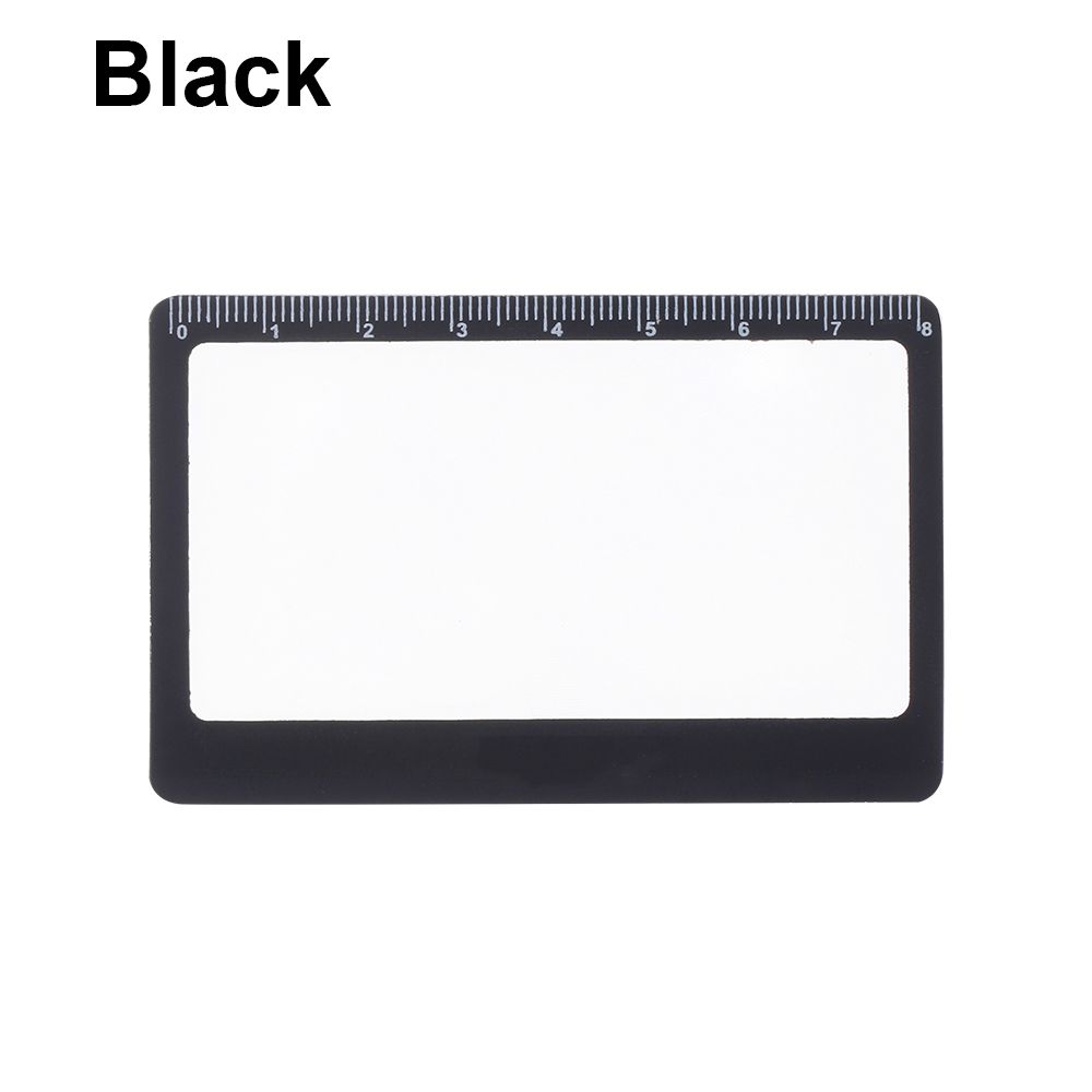 Scale Convinient Magnifier Sheet Outdoor Focused Ignition Book Page Magnification X3 Magnifying