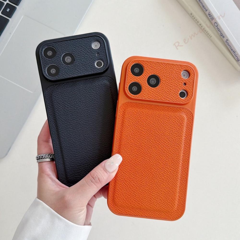 Официальный кожаный магнитный чехол для телефона Для Iphone 17 13 14 1 16 Pro Max 14 1 16 Plus Защитная крышка для беспроводной зарядки